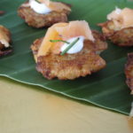 Potato Pancakes with Smoked Salmon