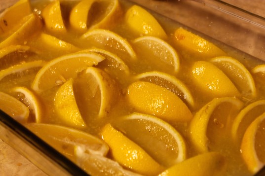 Quick Preserved Lemons right out of the oven