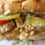 Fried Shrimp and Oyster Po'Boys