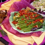 Celebrating Earth Day -40 Years Later-with Asparagus and Heirloom Cherry Tomatoes