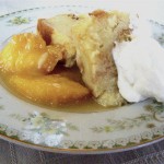 Bread Pudding with Sautéed Peaches - or Pears