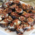 Rosé Fest 2011-Part 3 Planked Figs with Pancetta and Blue Cheese