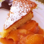 Rosé Fest 2011- Part 5 Olive Oil Cake with Sautéed Brandied Peaches