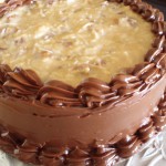 A Special Cake for a Special Day-German Chocolate with Milk Chocolate Buttercream