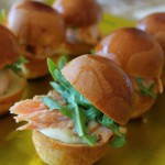 Planked Salmon Sliders with Rosemary Aioli