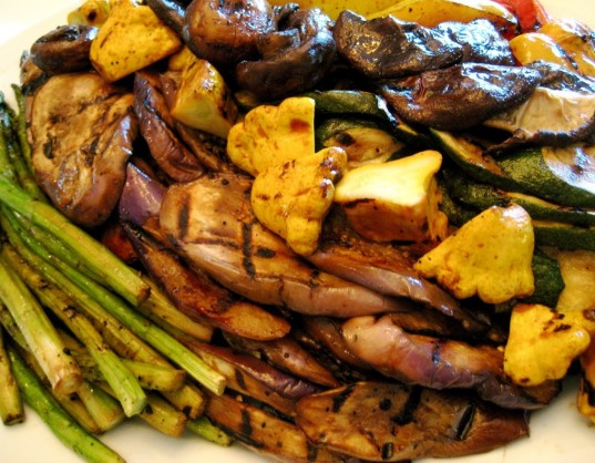 Platter of Grilled Veggies