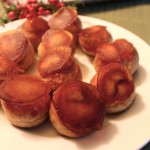 Maple Cream Profiteroles with Their Holiday Caps