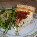 Crab and Asparagus Quiche Makes for a Great Mardi Gras Brunch