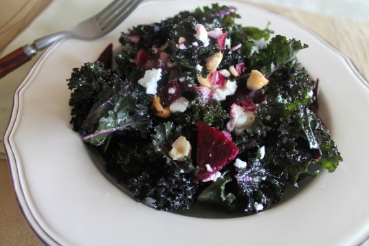 Kale Salad with Roasted Beets copy