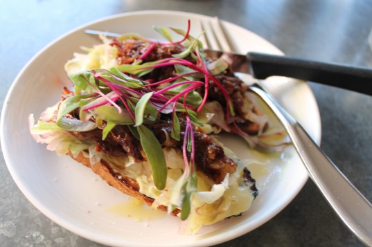 Braised Oxtail Tostada