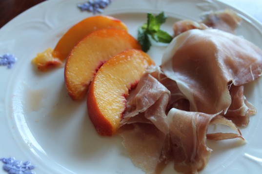 Prosciutto and Peaches