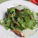 Arugula and Roasted Shiitake Salad