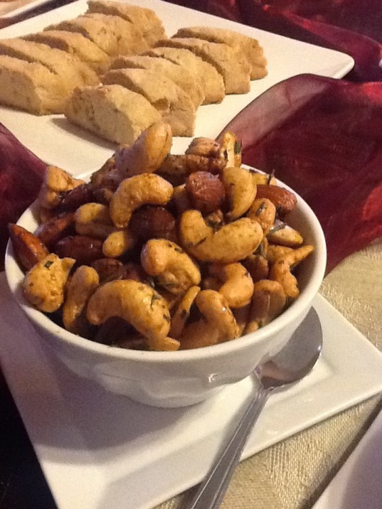 Rosemary Spiced Nuts