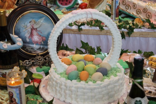 Easter Egg Basket Cake