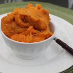 Sweet Potato Pureé with Roasted Garlic