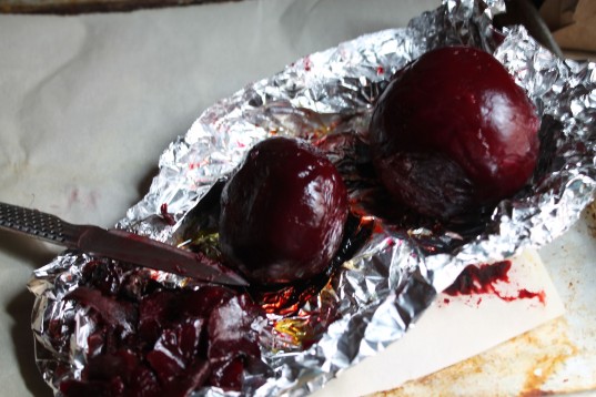 Roasted Beets- right out of the oven