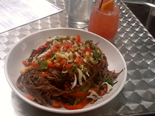 Pasco's Braised Beef Nachos with Veggies