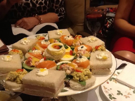 Tea Sandwiches at the Windsor Court