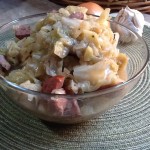 Braised Cabbage with Sausage