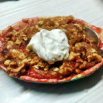 Rhubarb Strawberry Crumble