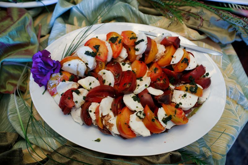 Heirloom Tomatoes and Fresh Mozzarella Salad