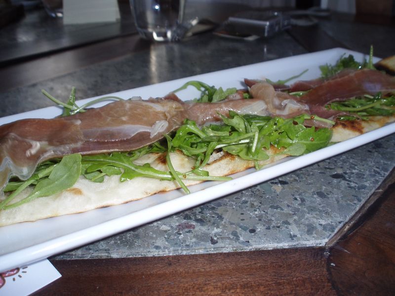 Prosciutto and Arugula Flatbread