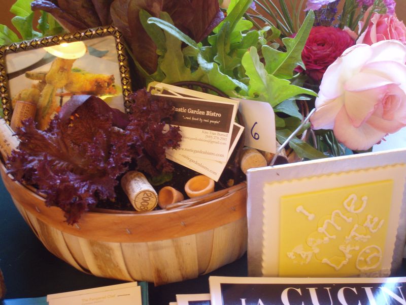 Rustic Garden Bistro at the networking table