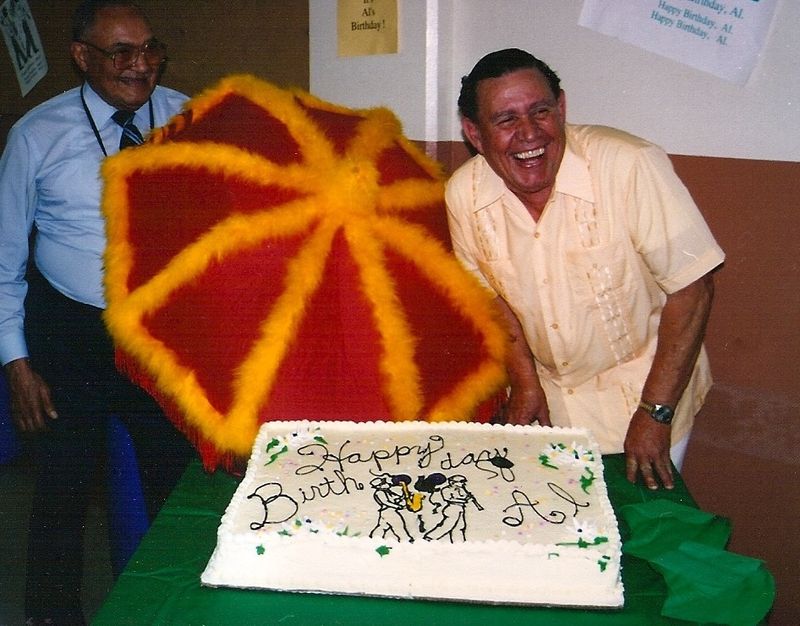 Dad with Birthday Cake