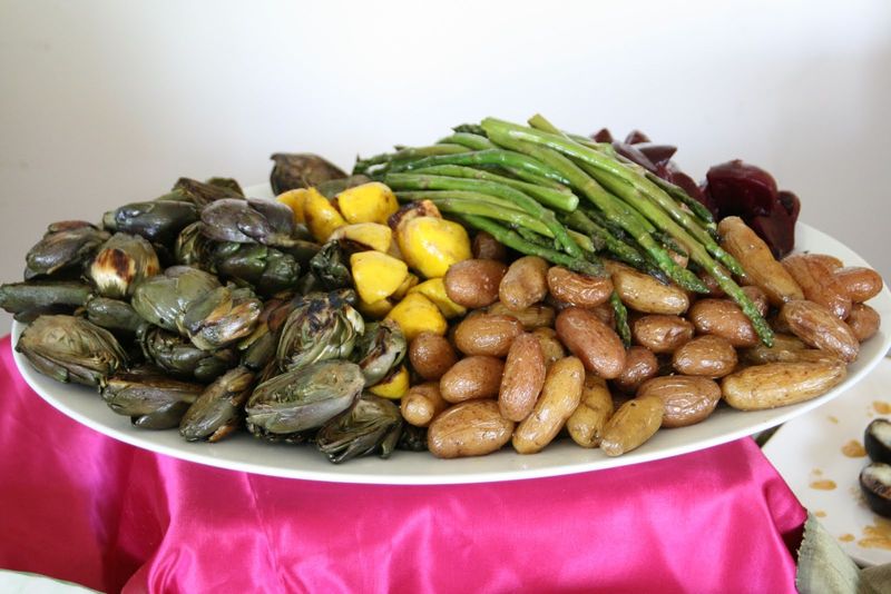 Platter of Grilled and Roasted Vegetables-Photo Courtesy of Dorothy Reinhold of ShockinglyDelicious.com