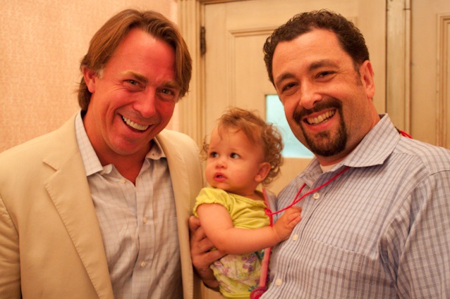 John Besh, Barnaby Dorfman and Child-JPG