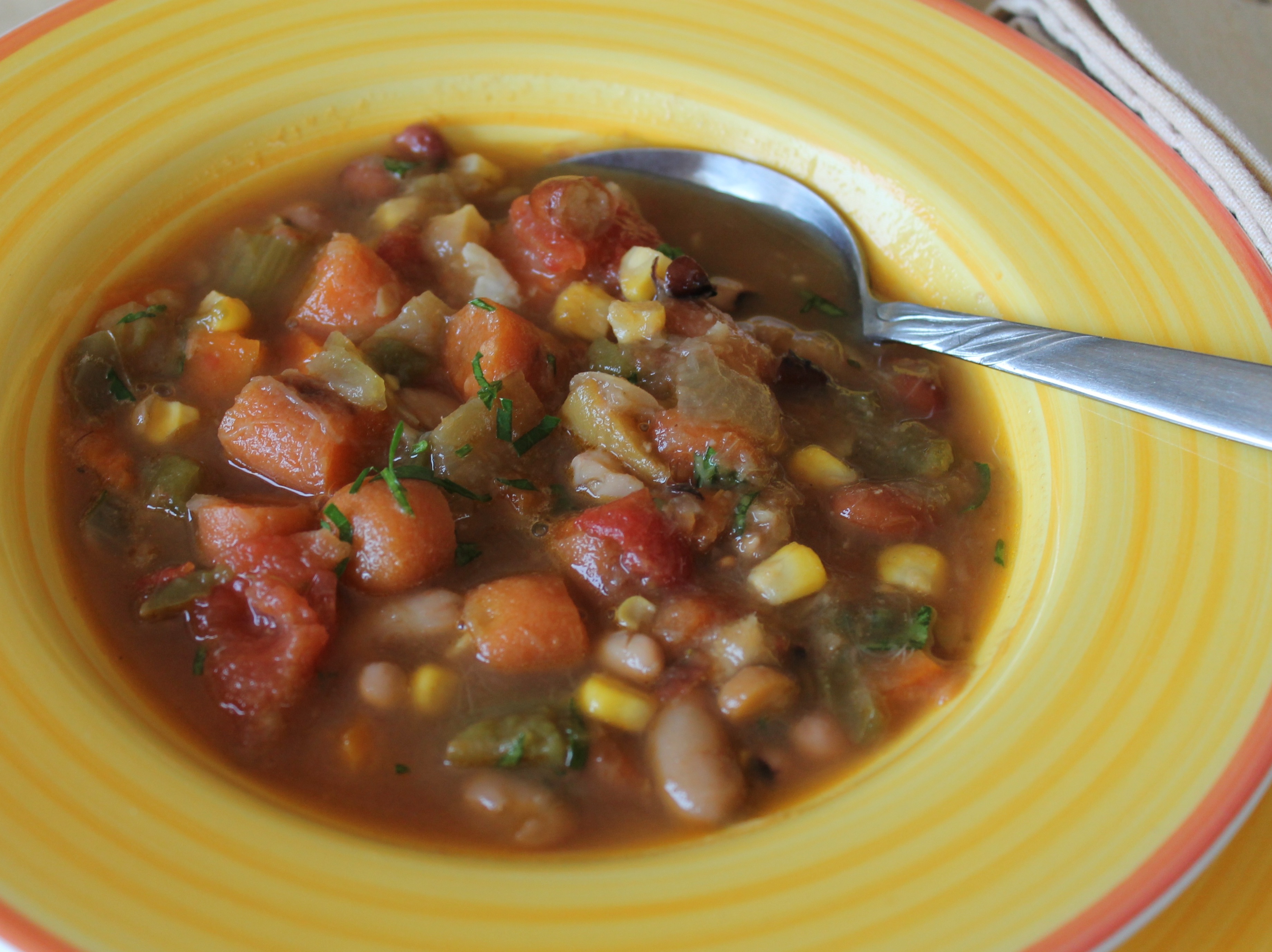 Mom's and My Vegetarian Vegetable Soup