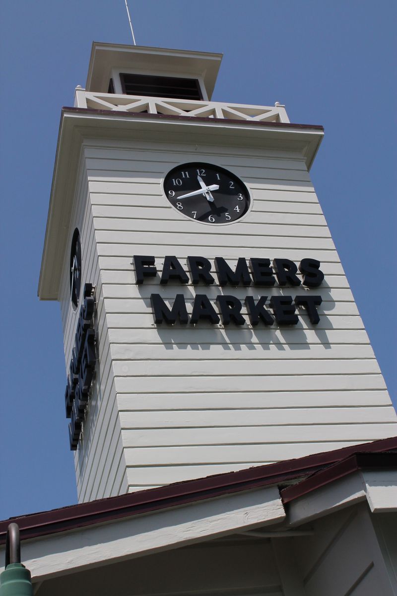Clock Tower at the Farmers Market