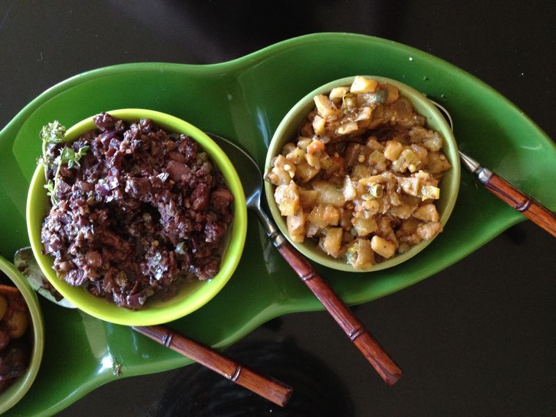 Caponata and Tapenade