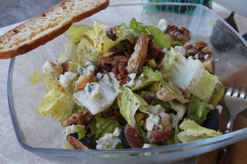 Smoked Chicken and Fig Chopped Salad