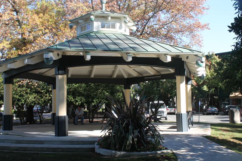 Healdsburg Plaza's Gazebo