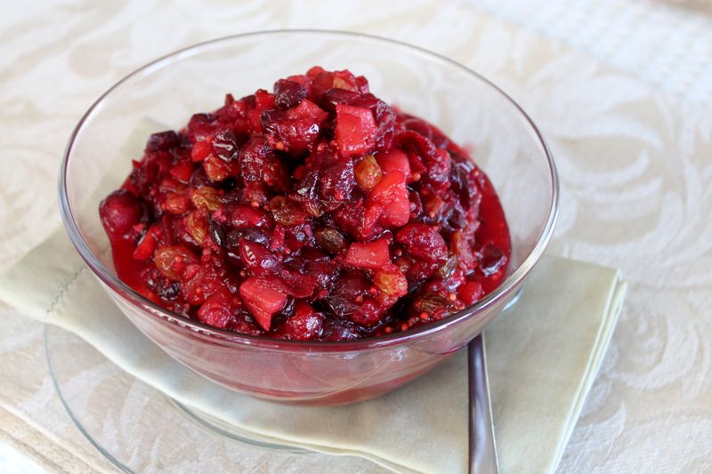 Cranberry Pear Chutney- Just in Time for Thanksgiving