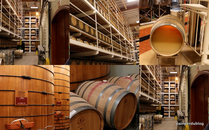 Barrel Room at Jordan Winery