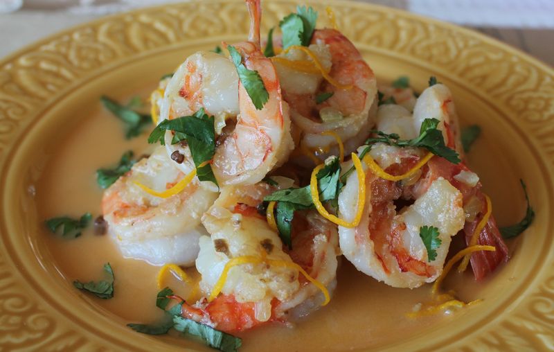 Shrimp with Tequila